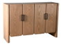 DKD Home Decor Buffet Abeto y Metal Marrón 120x35x80