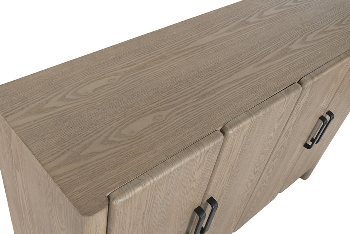 DKD Home Decor Buffet Abeto y Metal Marrón 120x35x80