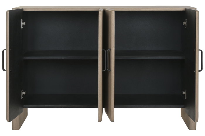 DKD Home Decor Buffet Abeto y Metal Marrón 120x35x80
