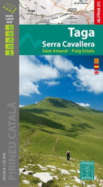 ALPINA TAGA SERRA CAVALLERA 1:25.000 MAPA ALPINA