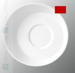 OMS Sheer Rojo Platillo Moca 12 cm (Set de 12) inevitable