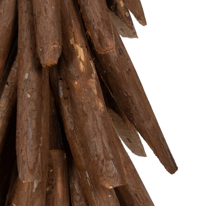 Figura Árbol Marrón Madera Paulonia 34 X 20 X 108 cm