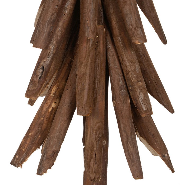Figura Árbol Marrón Madera Paulonia 34 X 20 X 108 cm