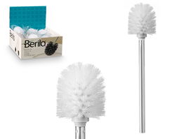 Berilo Escobilla Baño Acero Blanco 35 x 7.5 x 7.5 cm (Set de 12)