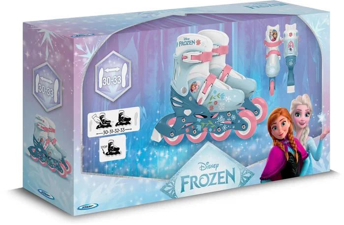 Reine Des Neiges Patines en Línea Ajustables FROZEN Niña Azul Talla 30-33 REI3496272463020