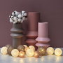 Home Deco Factory Guirnalda de Luz 15 LED USB Rosa 2700K 150cm