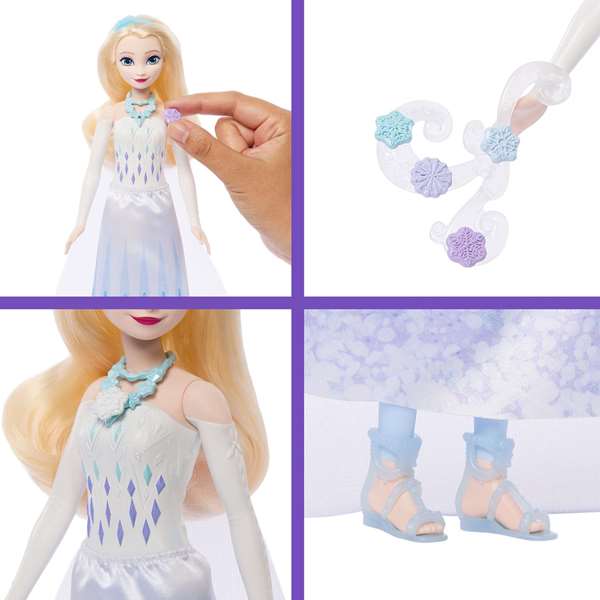 Mattel Muñeca Disney Frozen Elsa Reveal con Accesorio Sorpresa 33x18x8 cm Mattel Muñeca Disney Frozen Elsa Reveal con Accesorio Sorpresa 33x18x8 cm
