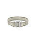 Boss Pulsera de Tela Beige con Cierre de Hebilla