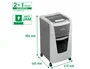 Leitz IQ Auto+ Office 300 P5 Destructora de Papel Automática para Oficina, 300 Hojas, Nivel de Seguridad P5, Blanca
