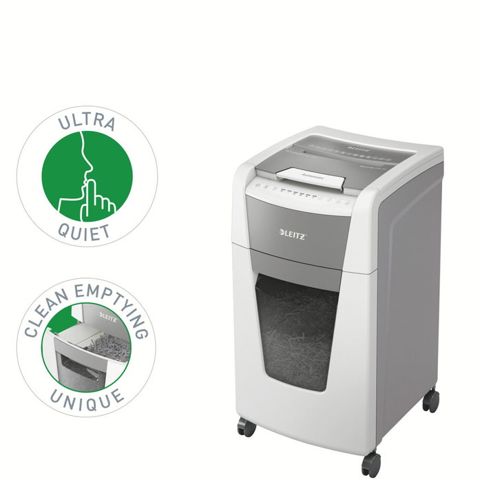Leitz IQ 300 Autofeed P5 Destructora de Documentos Blanca Leitz IQ 300 Autofeed P5 Destructora de Documentos Blanca