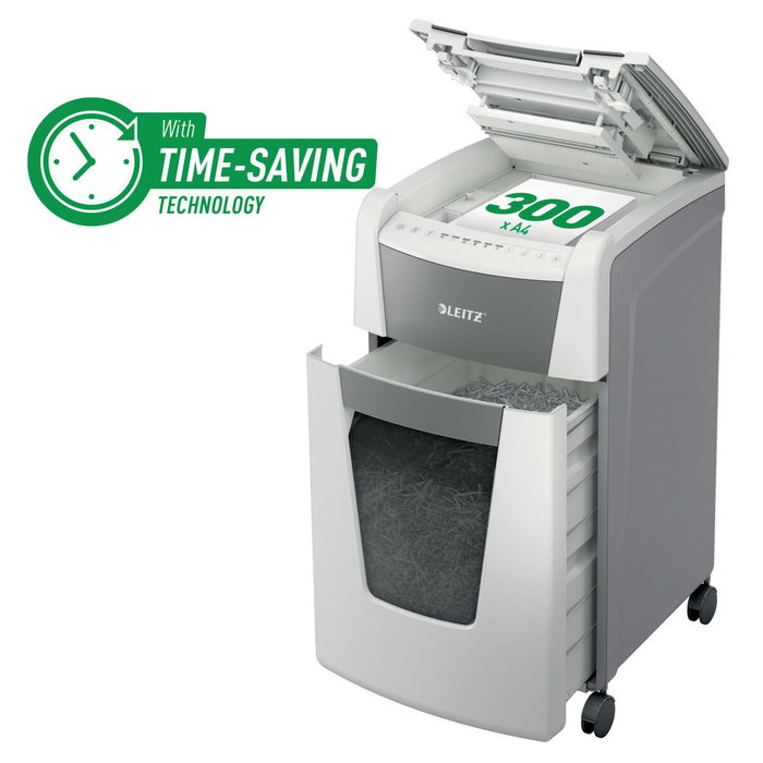 Leitz IQ 300 Autofeed P5 Destructora de Documentos Blanca Leitz IQ 300 Autofeed P5 Destructora de Documentos Blanca