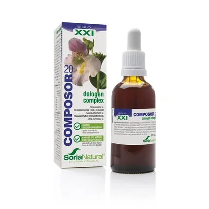 Soria Natural Composor 20 Dologen Complex Fórmula XXI 50 ml Soria Natural Composor 20 Dologen Complex Fórmula XXI 50 ml