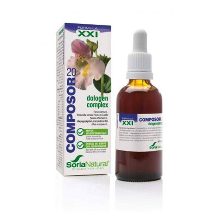 SORIA NATURAL Composor 20 Dologen Complex Fórmula XXI 50 ml