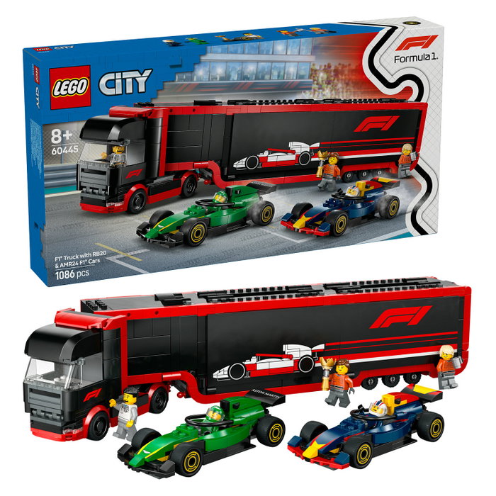 LEGO City Camión de F1 con Coches RB20 y AMR24 LEGO City Camión de F1 con Coches RB20 y AMR24