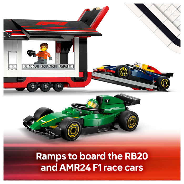 LEGO City Camión de F1 con Coches RB20 y AMR24 LEGO City Camión de F1 con Coches RB20 y AMR24