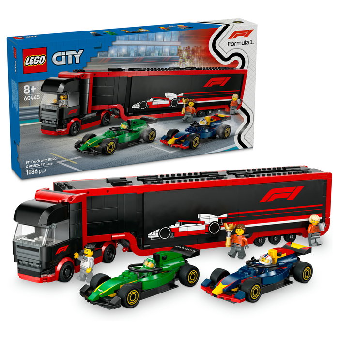LEGO City Camión de F1 con Coches RB20 y AMR24 LEGO City Camión de F1 con Coches RB20 y AMR24
