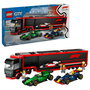 LEGO City Camión de F1 con Coches RB20 y AMR24