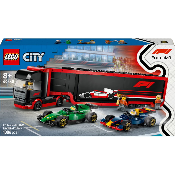 LEGO City Camión de F1 con Coches RB20 y AMR24 LEGO City Camión de F1 con Coches RB20 y AMR24
