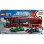 LEGO City Camión de F1 con Coches RB20 y AMR24