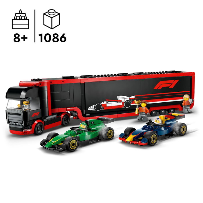LEGO City Camión de F1 con Coches RB20 y AMR24 LEGO City Camión de F1 con Coches RB20 y AMR24
