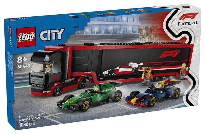 LEGO City Camión de F1 con Coches RB20 y AMR24 LEGO City Camión de F1 con Coches RB20 y AMR24