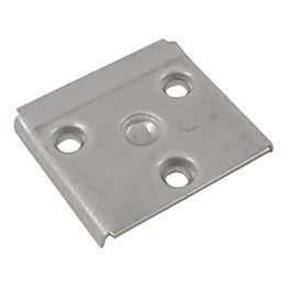 HERRAJES ALK Placa Colgador Mueble 54X50 Zincado Set de 500