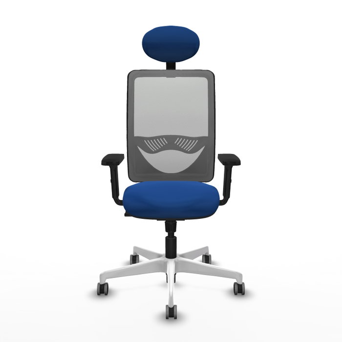 PIQUERAS Y CRESPO Silla de oficina Zulema con mecanismo Sincro, Azul y Gris PIQUERAS Y CRESPO Silla de oficina Zulema con mecanismo Sincro, Azul y Gris