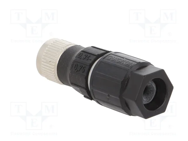 LAPP Conector M12 hembra de 4 pines recto