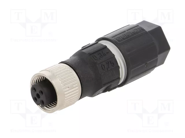 LAPP Conector M12 hembra de 4 pines recto