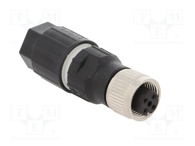 LAPP Conector M12 hembra de 4 pines recto
