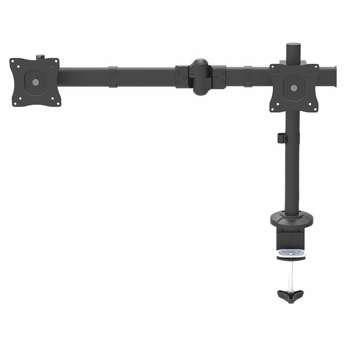 StarTech.com Brazo para 3 Monitores de Escritorio - Soporte VESA Ergonómico, Ajuste de Altura, para 3 Monitores hasta 24" (61 cm), Capacidad 24 kg, Montaje por Abrazadera, Negro