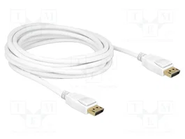 DeLOCK Cable DisplayPort 1.2a 4K 5 m Blanco