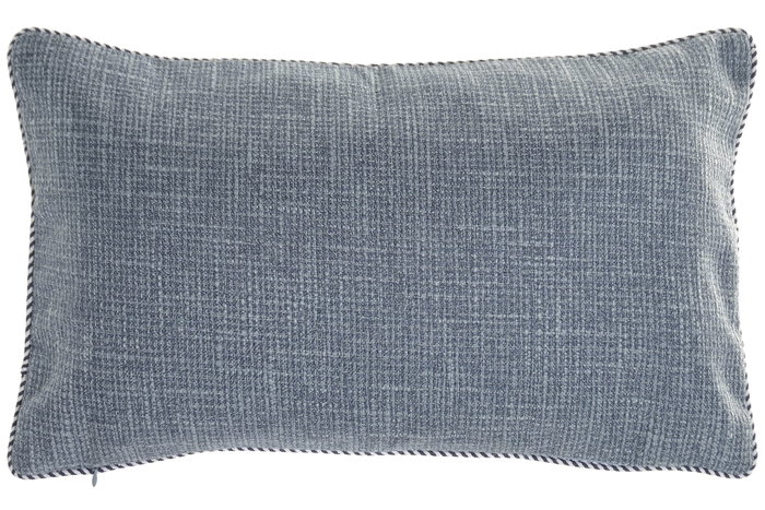 DKD Home Decor Cojín de Lino Azul 60x10x35 cm DKD Home Decor Cojín de Lino Azul 60x10x35 cm