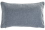 DKD Home Decor Cojín de Lino Azul 60x10x35 cm