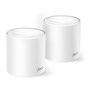 TP-Link Deco X1500 Sistema Mesh Wi-Fi 6 de Doble Banda (2,4+5 GHz) 1500 Mbps, Blanco, 2 Nodos, Control Parental, MU-MIMO, WPA3