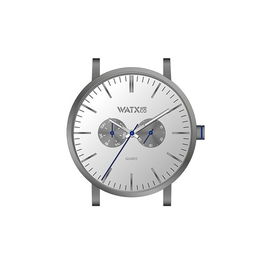 Reloj Unisex Watx & Colors WXCA2703 Gris Plateado (Ø 44 mm)