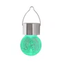 RABALUX Lámpara Solar de Exterior Yola Decorativa Colgante, LED RGB 1 Lumen 0.06W, IP44, Metal y Vidrio Cromo Satinado [RAB-7850]