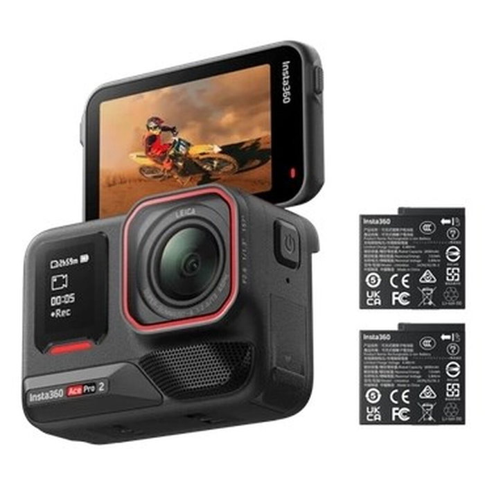Insta360 Ace Pro 2 Pack de 2 Baterías 8K Negra