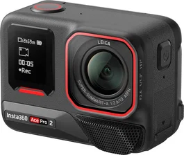 Insta360 Ace Pro 2 Cámara Deportiva 8K Negra con Pack de 2 Baterías, Ángulo de Visión 180º