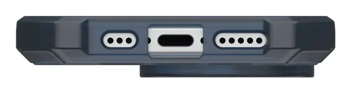 Urban Armor Gear Essential Armor Funda para Apple iPhone 16 Pro, Compatible con MagSafe, Protección Contra Caídas hasta 4.6 m, Azul