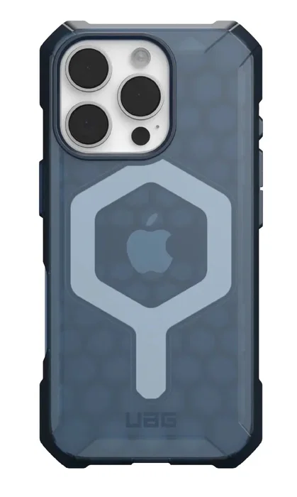 Urban Armor Gear Essential Armor Funda para Apple iPhone 16 Pro, Compatible con MagSafe, Protección Contra Caídas hasta 4.6 m, Azul