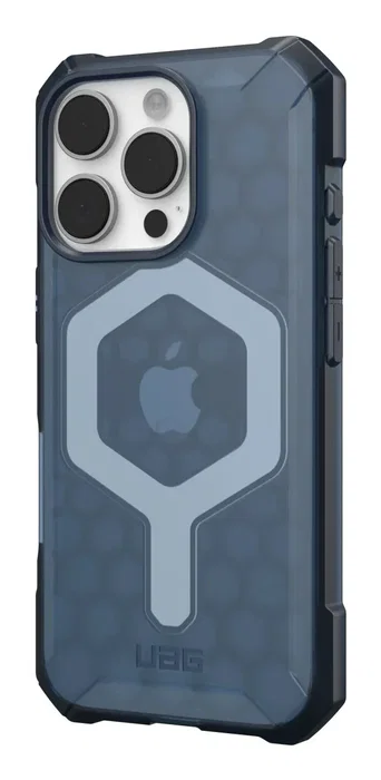 Urban Armor Gear Essential Armor Funda para Apple iPhone 16 Pro, Compatible con MagSafe, Protección Contra Caídas hasta 4.6 m, Azul