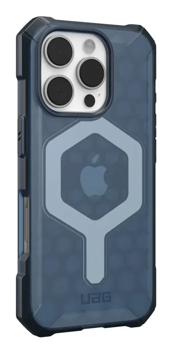 Urban Armor Gear Essential Armor Funda para Apple iPhone 16 Pro, Compatible con MagSafe, Protección Contra Caídas hasta 4.6 m, Azul