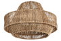 DKD Home Decor Pantalla Yute Metal 33x33x20 Natural
