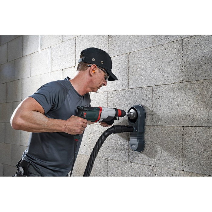 Wolfcraft Sistema de aspiración HSD 68/100 para trabajos sin polvo con sierras de corona y brocas