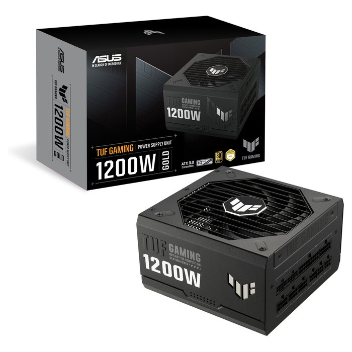 ASUS TUF Gaming 1200W 80+ Gold ATX 3.0 PCIe 5.0 Fuente de Alimentación Modular ASUS TUF Gaming 1200W 80+ Gold ATX 3.0 PCIe 5.0 Fuente de Alimentación Modular
