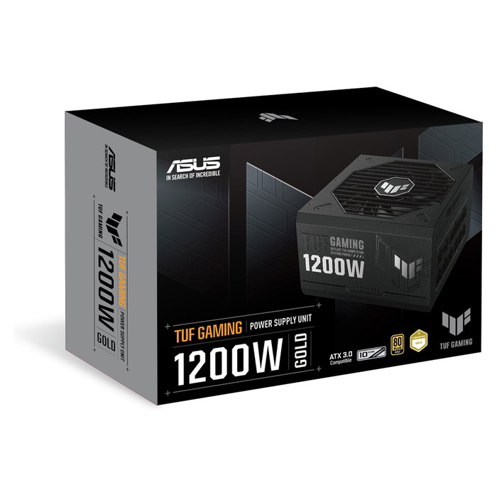 ASUS TUF Gaming 1200W 80+ Gold ATX 3.0 PCIe 5.0 Fuente de Alimentación Modular ASUS TUF Gaming 1200W 80+ Gold ATX 3.0 PCIe 5.0 Fuente de Alimentación Modular