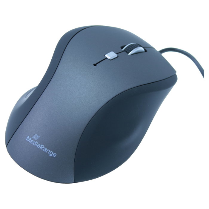 MediaRange MROS202 Ratón Óptico 5 Botones 2400 DPI