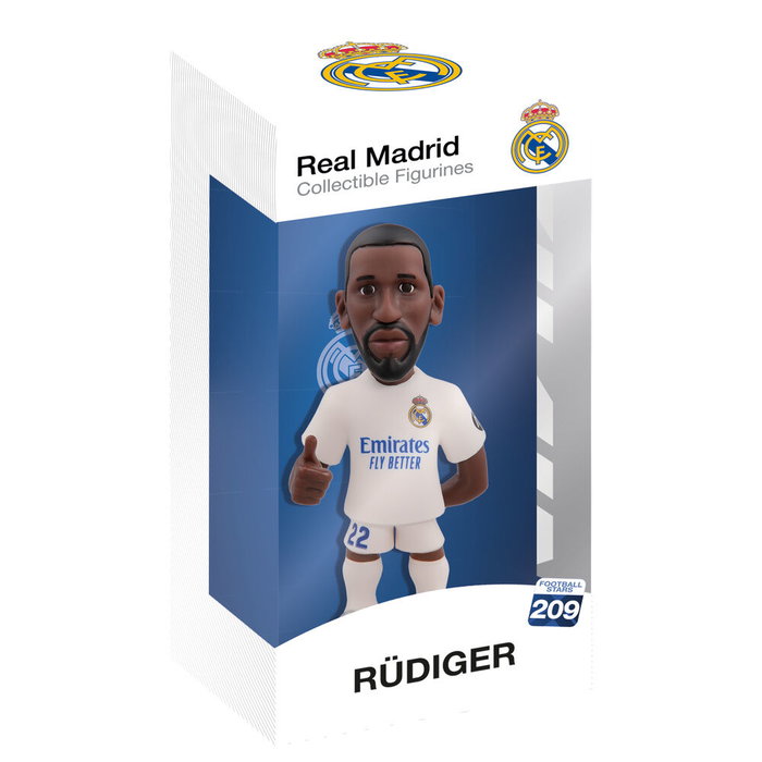 MINIX Figura Rudiger Real Madrid 12cm MINIX Figura Rudiger Real Madrid 12cm