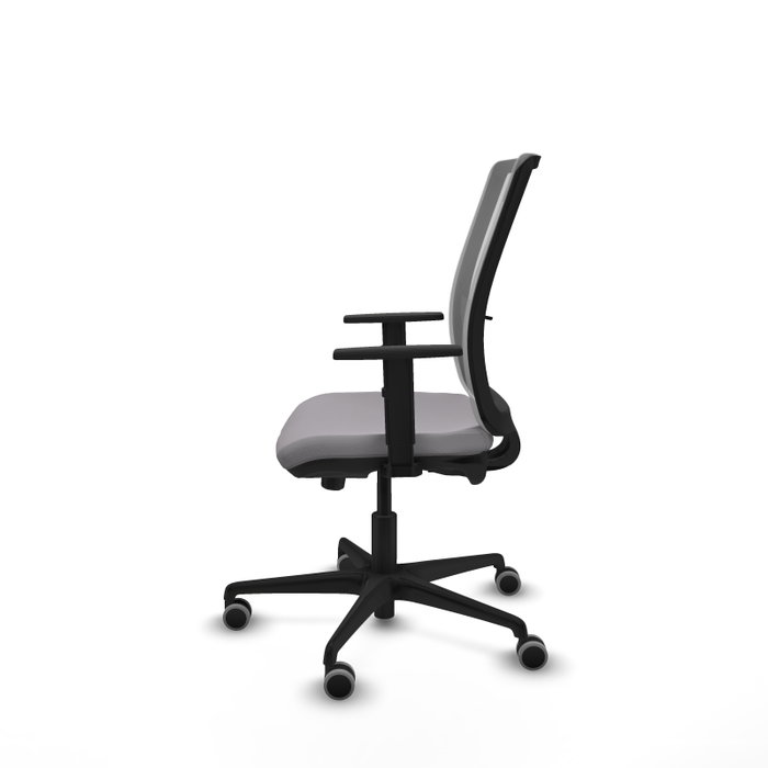PIQUERAS Y CRESPO Silla de oficina Haches Gris con mecanismo Sincro/Traslack